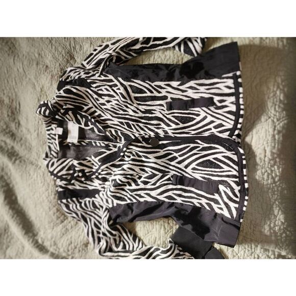 Chico's Zebra Print Blazer - Picture 5 of 9